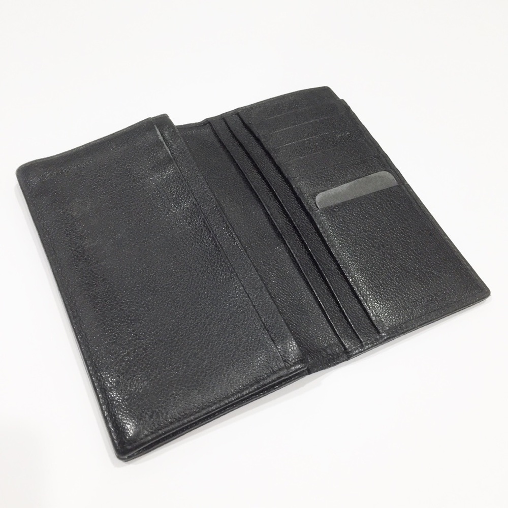 Bvlgari black canvas and leather bifold wallet - Picture 7 of 12